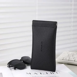 Etui à lunettes noir fermeture facile