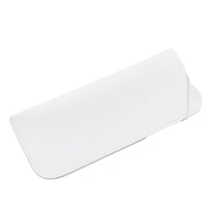 Etui à lunettes blanc en microfibre