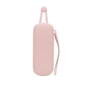 Etui à lunettes rose en silicone